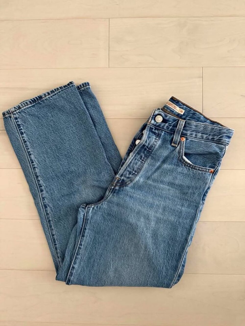 Levi's Ribcage Straight Ankle Jeans 26x26
